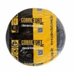 CABO FLEXIVEL 750V COBREFORT ROLO 100M 2,5MM PRETO