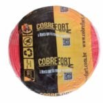 CABO FLEXIVEL 750V COBREFORT ROLO 100M 2,5MM VERMELHO