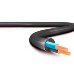 CABO PP FLEXIVEL COBREFORT ROLO 100M 2X2,5MM PRETO