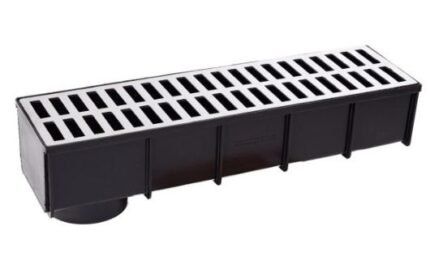 CAIXA COLETORA COM GRELHA DE ALUMINIO 15X50 BREC