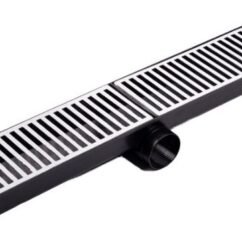 CAIXA COLETORA COM GRELHA DE ALUMINIO 20X100 BREC