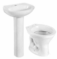 KIT SANITARIO BRANCO 3 PEÇAS SABARA ICASA (IP3500/IC300/IL3200)