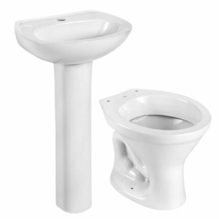 KIT SANITARIO BRANCO 3 PEÇAS SABARA ICASA (IP3500/IC300/IL3200)