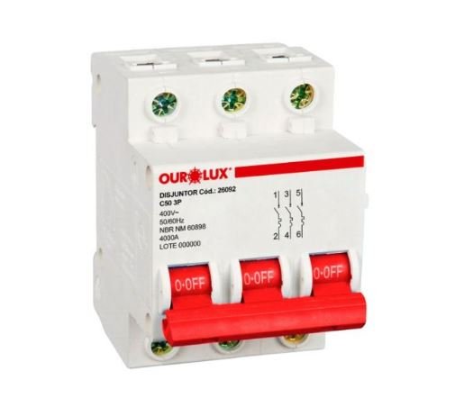 9c3fe400-97f8-4829-bbd5-8916caf17644 DISJUNTOR DIN TRIP 3X50A (C) OUROLUX 26092