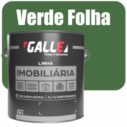 ESMALTE SINTETICO SECAGEM RAPIDA BRILHANTE 3,6L VERDE FOLHA GALLE