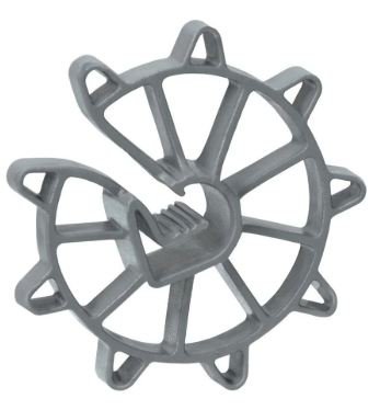 ESPACADOR CIRCULAR COLUNA 2,5 ROSETA PVC