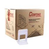 ESPACADOR NIVELADOR SLIM CORTAG (PRATA) 1,0mm C/1000 62416