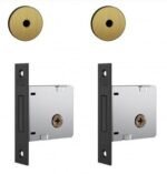 FECHADURA AUXILIAR 1004 ROSETA OXIDADO TETRA (PAR) STAM 10979