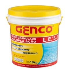 GENCO CLORO GRANULADO 10KG MULTIPLA ACAO 3 EM 1