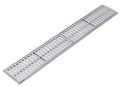 GRELHA ALUMINIO 15X100 COM PORTA GRELHA BREC