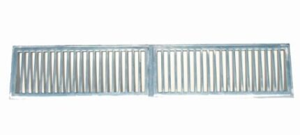 GRELHA ALUMINIO ESCOVADO COM PORTA GRELHA 20X100CM PRIME ALUMINIO