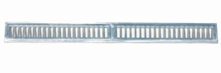 GRELHA ALUMINIO COM PORTA GRELHA 10X100CM PRIME ALUMINIO