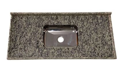 PIA GRANITO ST 1,60X0,55M BEGE ARABESCO GARÇA