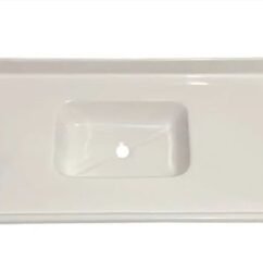 PIA MARMOFIBRA 1,20X0,55M BRANCA GARÇA 1636