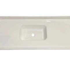 PIA MARMOFIBRA 1,60X0,55M BRANCA GARÇA 1633