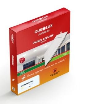 PAINEL LED QUAD EMBUTIR 36W 6500K BIV OUROLUX 03203