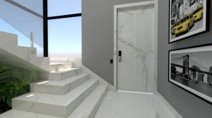 PORC POLIDO STATUARIO LIGHT A 120X240 GAUDI (2.88)