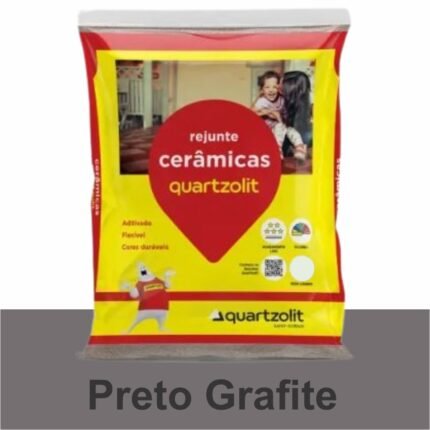 REJUNTE CERAMICO FLEX 5KG PRETO GRAFITE QUARTZOLIT