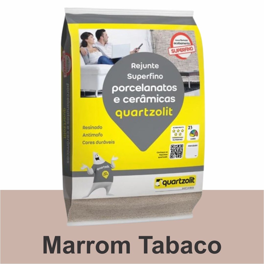 d8eaabf8-4ad9-4fdc-bd2b-5210131d0fb6 REJUNTE PORCELANATO FLEX 5KG MARROM TABACO QUARTZOLIT