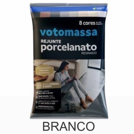 REJUNTE PORCELATO RESINADO VOTORAN BRANCO 1KG#