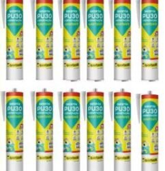 SELANTE PU30 BRANCO 300ML QUARTZOLIT CAIXA COM 12 UNIDADES