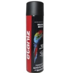 TINTA SPRAY PRETO FOSCO 210G/400ML ETANIZ