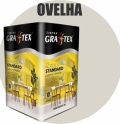 TINTA ACRILICA FOSCA STANDARD INT/EXT 18L OVELHA GRAFFTEX