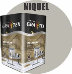 TINTA ACRILICA FOSCA PREMIUM INT/EXT 18L NIQUEL GRAFFTEX