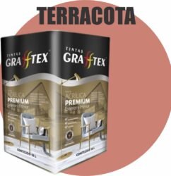 TINTA ACRILICA FOSCA PREMIUM INT/EXT 18L TERRACOTA GRAFFTEX