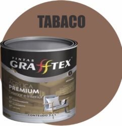TINTA ACRILICA FOSCA PREMIUM INT/EXT 3,6L TABACO GRAFFTEX