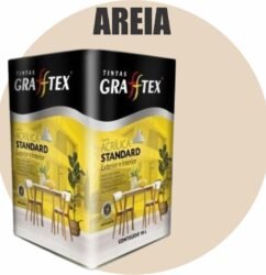 TINTA ACRILICA FOSCA STANDARD INT/EXT 18L AREIA GRAFFTEX