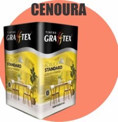 TINTA ACRILICA FOSCA STANDARD INT/EXT 18L CENOURA GRAFFTEX