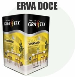 TINTA ACRILICA FOSCA STANDARD INT/EXT 18L ERVA DOCE GRAFFTEX