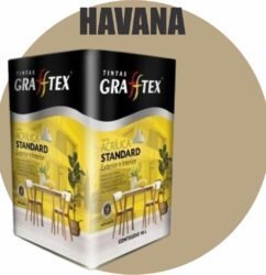 TINTA ACRILICA FOSCA STANDARD INT/EXT 18L HAVANA GRAFFTEX
