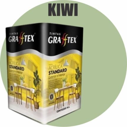 TINTA ACRILICA FOSCA STANDARD INT/EXT 18L KIWI GRAFFTEX