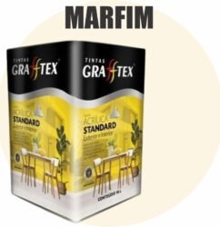 TINTA ACRILICA FOSCA STANDARD INT/EXT 18L MARFIM GRAFFTEX
