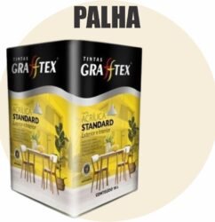 TINTA ACRILICA FOSCA STANDARD INT/EXT 18L PALHA GRAFFTEX-