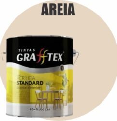 TINTA ACRILICA FOSCA STANDARD INT/EXT 3,6L AREIA GRAFFTEX