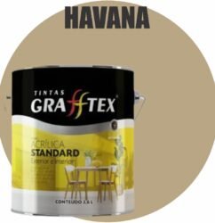 TINTA ACRILICA FOSCA STANDARD INT/EXT 3,6L HAVANA GRAFFTEX