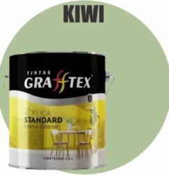 TINTA ACRILICA FOSCA STANDARD INT/EXT 3,6L KIWI GRAFFTEX