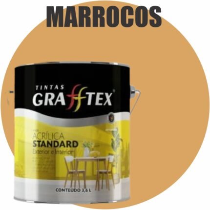 TINTA ACRILICA FOSCA STANDARD INT/EXT 3,6L MARROCOS GRAFFTEX