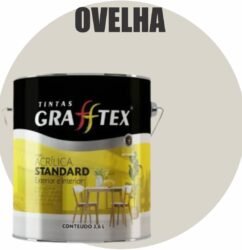 TINTA ACRILICA FOSCA STANDARD INT/EXT 3,6L OVELHA GRAFFTEX