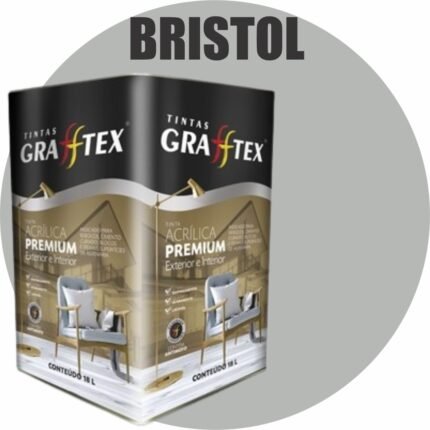TINTA ACRILICA FOSCA PREMIUM INT/EXT 18L BRISTOL GRAFFTEX