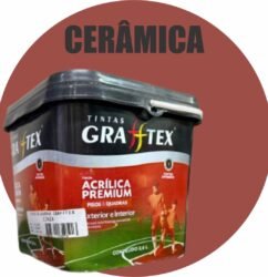TINTA ACRILICA FOSCA PISOS E QUADRAS PREMIUM 3,6L CERAMICA GRAFFTEX