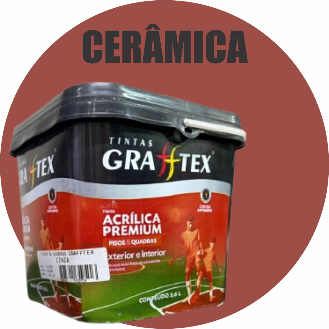 69523d94-eddd-4012-b20c-5745fcfdc6c8 TINTA ACRILICA FOSCA PISOS E QUADRAS PREMIUM 3,6L CERAMICA GRAFFTEX