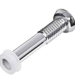 TUBO LIGAÇÃO METALIZADO AJUSTAVEL 240MM BLUKIT