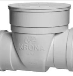 VALVULA RETENCAO ESG.100MM KRONA