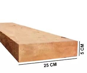 VIGA CAMBARA 5X25 APARELHADA