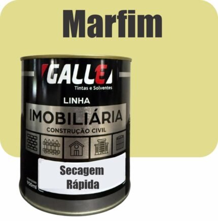 ESMALTE SINTETICO SECAGEM RAPIDA BRILHANTE 0,9L MARFIM GALLE