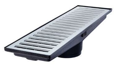 GRELHA ALUMINIO ESCOVADA CAIXA COLETORA 15X50 PRIME ALUMINIO